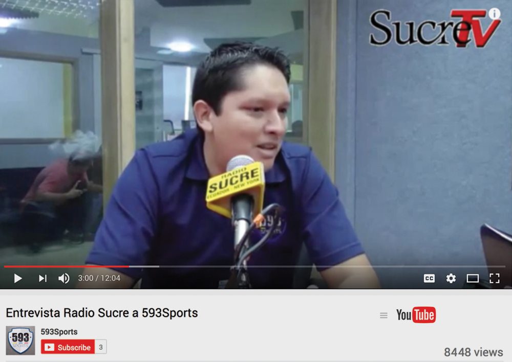 Video: Entrevista en Radio Sucre