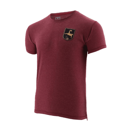 A purple T-shirt