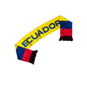 A scarf with Ecuador text