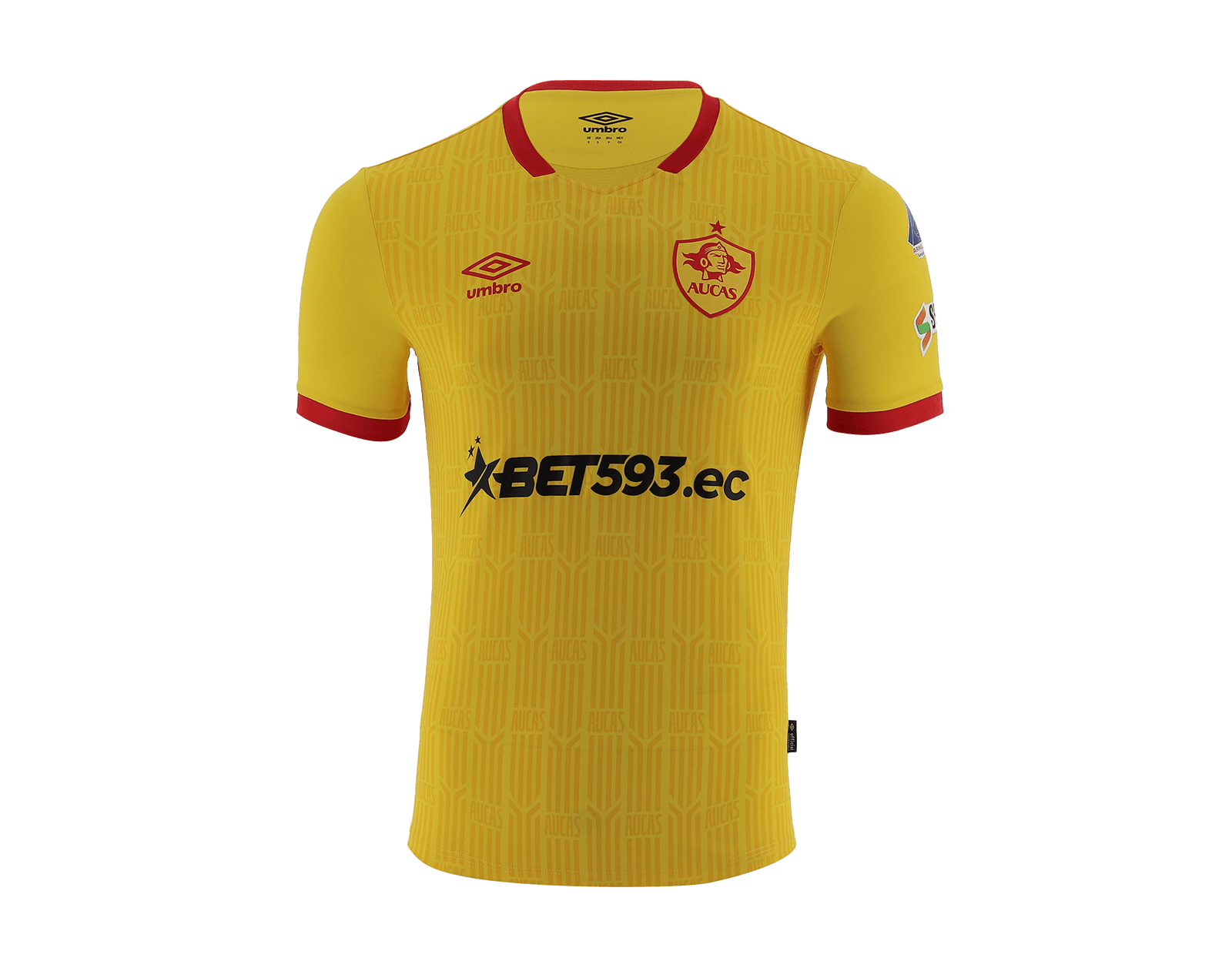 A yellow jersey with hint of red