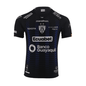 A jersey with lots of logos