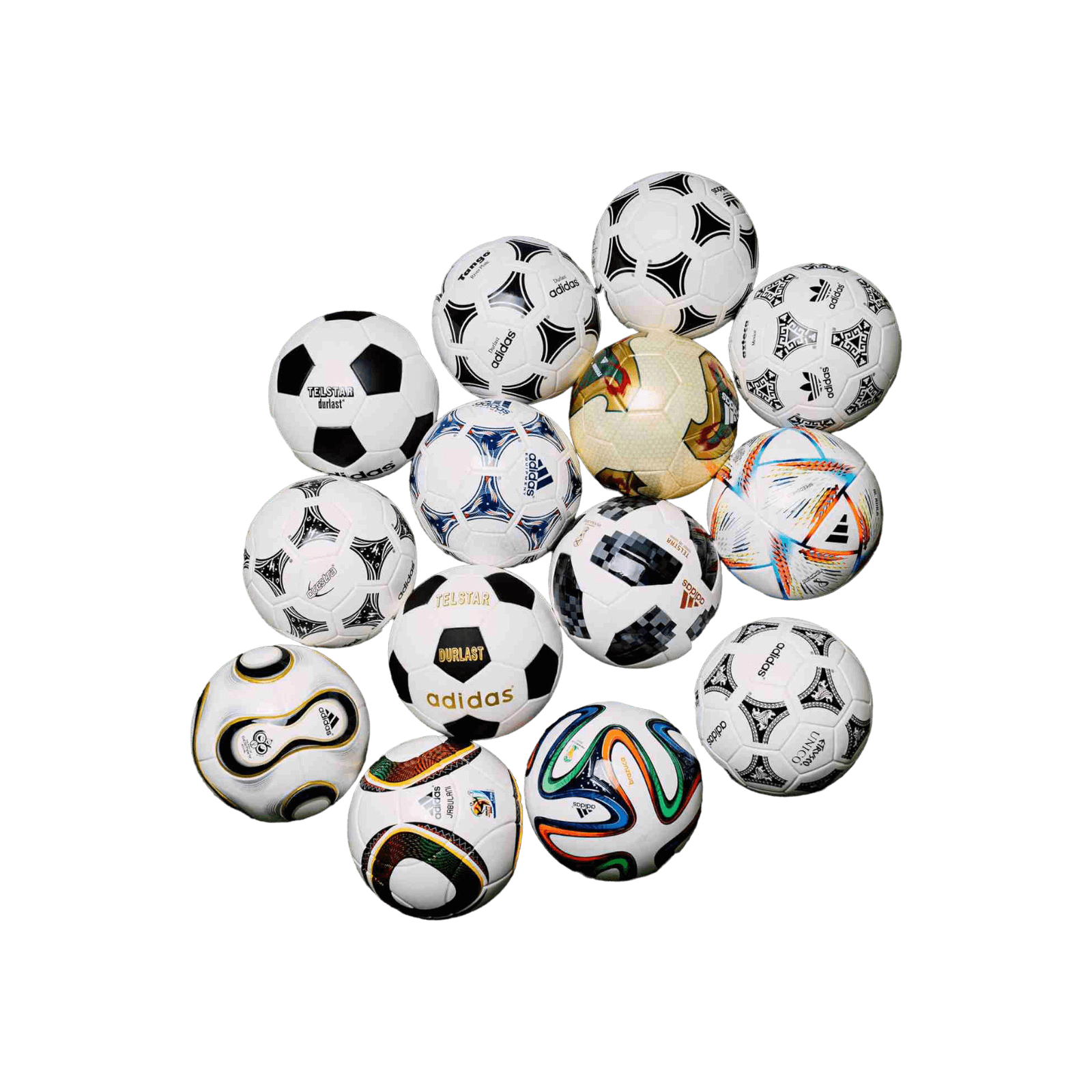 adidas world cup mini ball set 14 size one balls.