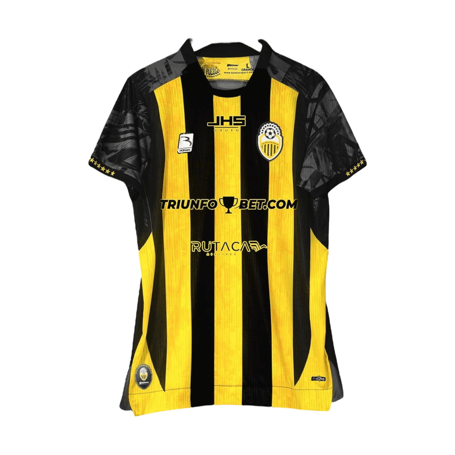 Camiseta oficial del Deportivo Táachira temporada 2025. Marca Boman Sport